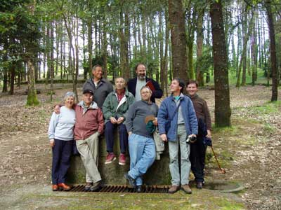 Grupo de rillamillas no parque en abril de 2003