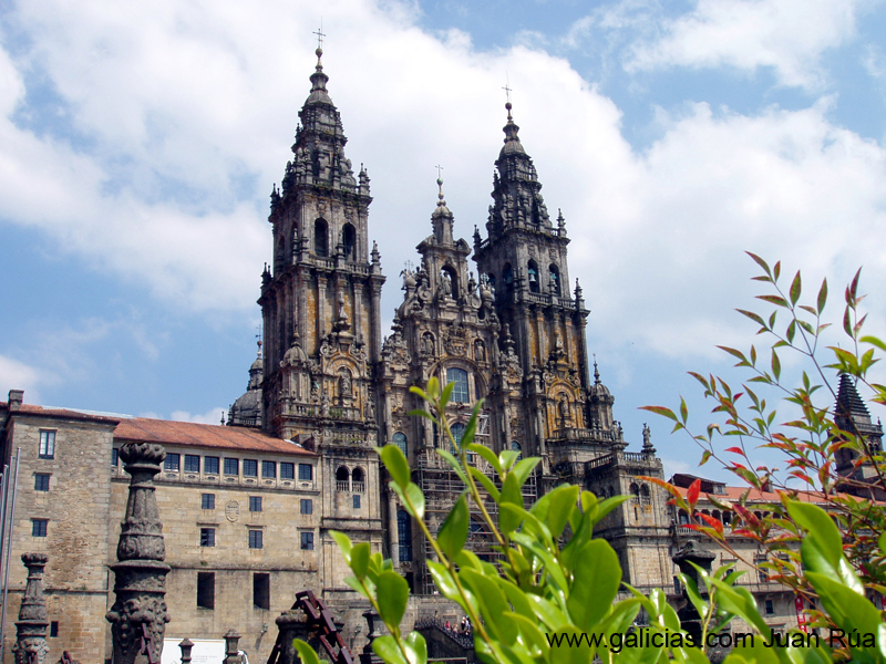 fachada do Obradoiro da Catedral de Santiago