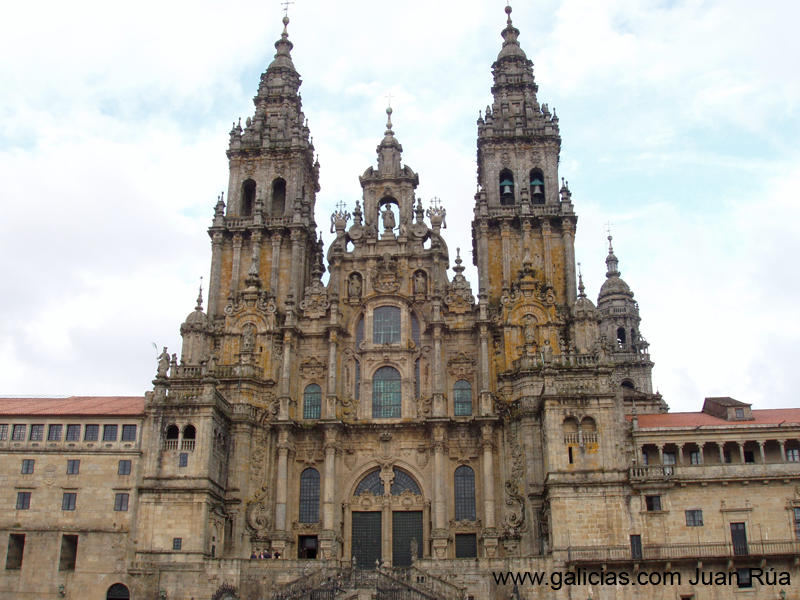 fachada do Obradoiro da Catedral de Santiago